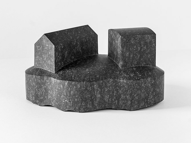 Skulptur, Diabas geschliffen, Albert Cinelli, Art