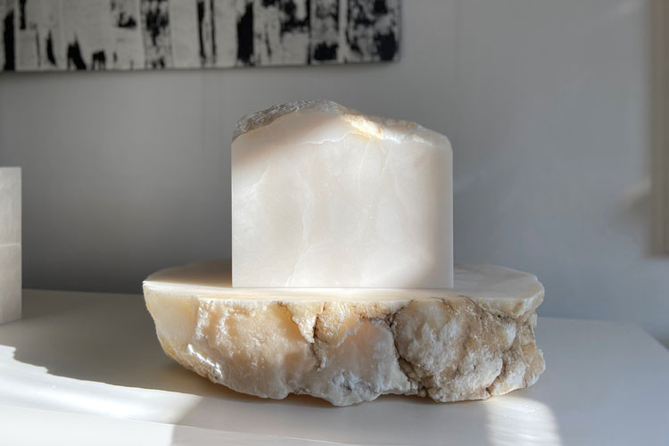 Skulptur Alabaster, Albert Cinelli, Art, albertcinelli.ch
