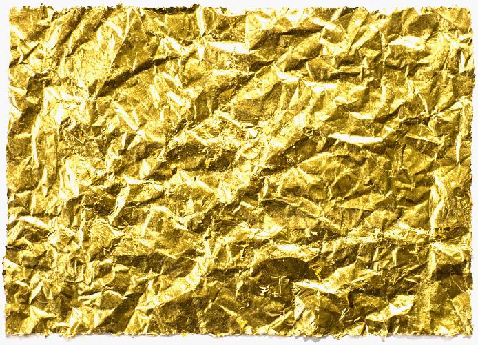gold bearbeitet, blattgold